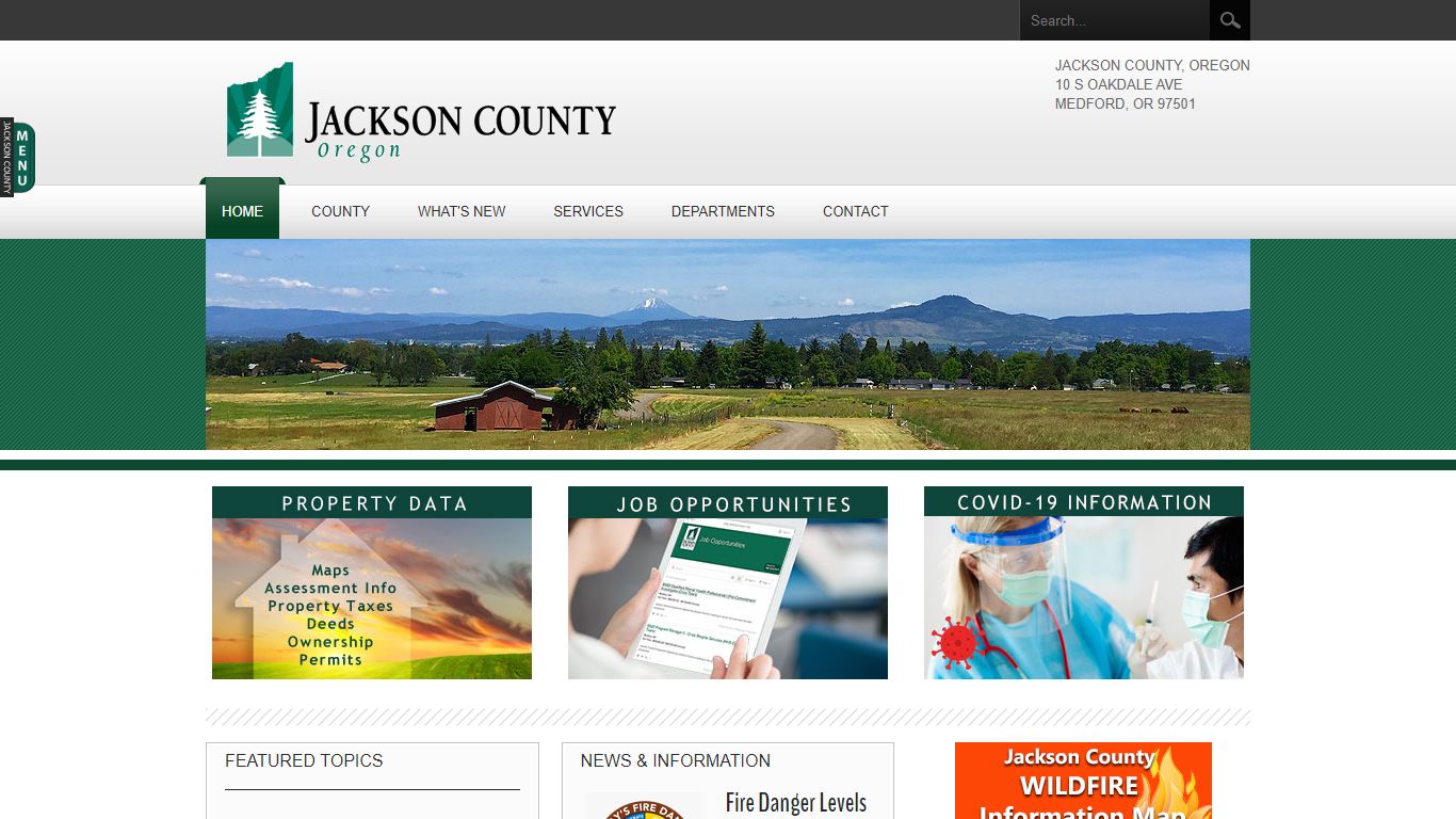 PUBLIC RECORDS REQUEST - Jackson County, Oregon